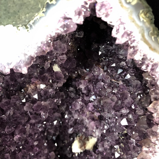 Amethyst Crystal Geode Dome